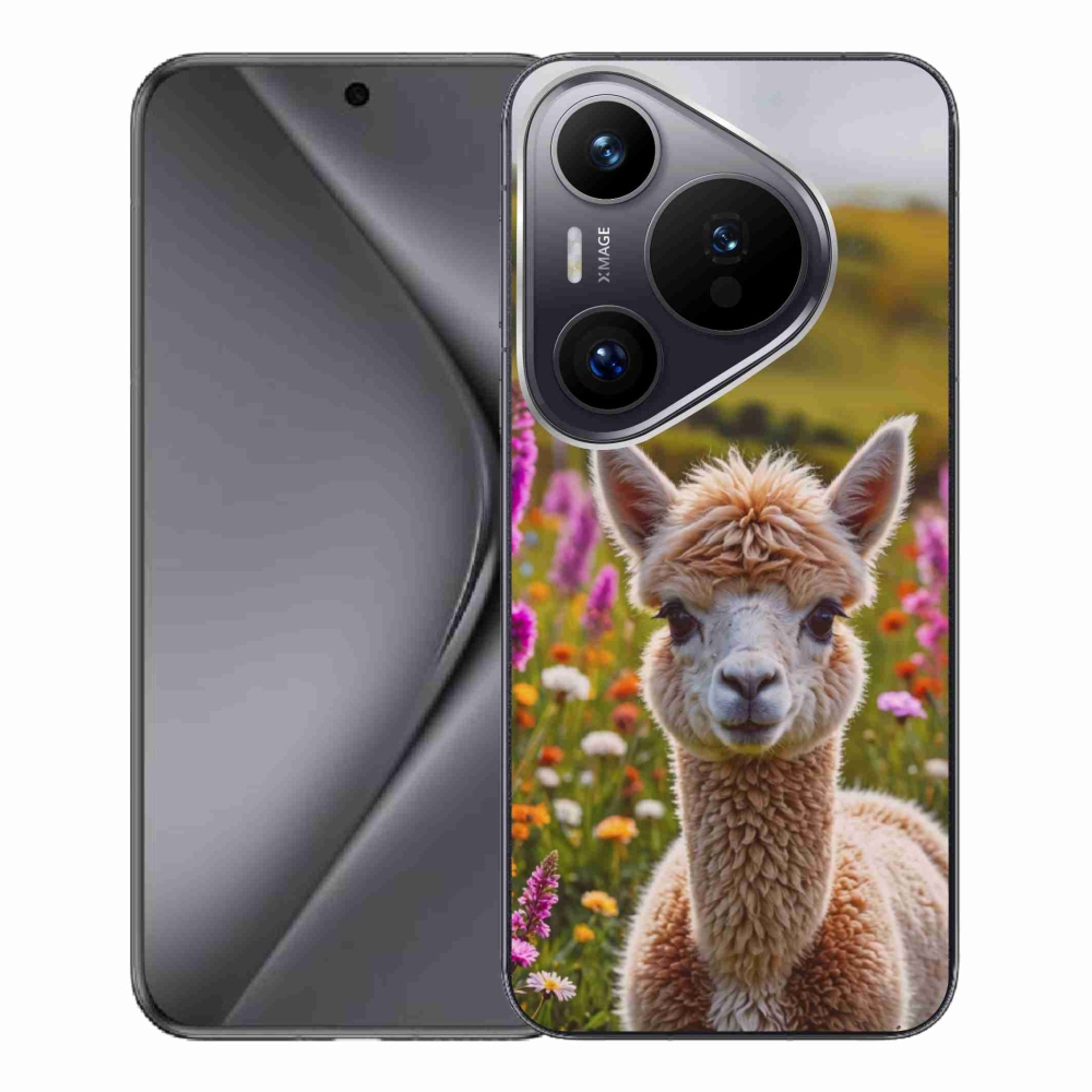 mmCase gél tok a Huawei Pura 70 Pro-hoz – láma a réten