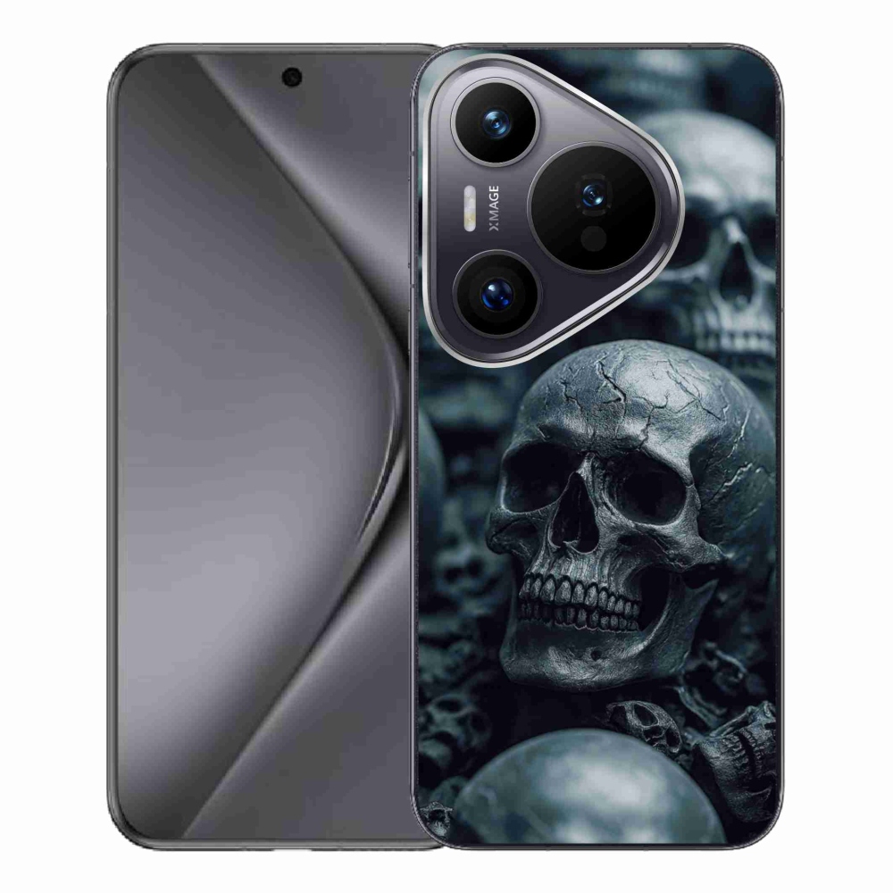 Zselés borítás mmCase a Huawei Pura 70 Pro készülékhez - koponya 2