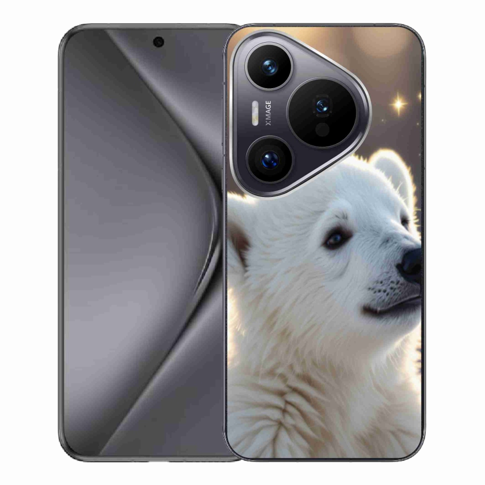 Zselés borítás mmCase a Huawei Pura 70 Pro készülékhez - jegesmedve