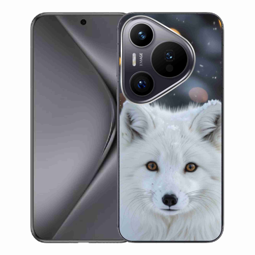 Zselés borítás mmCase a Huawei Pura 70 Pro készülékhez - polár róka
