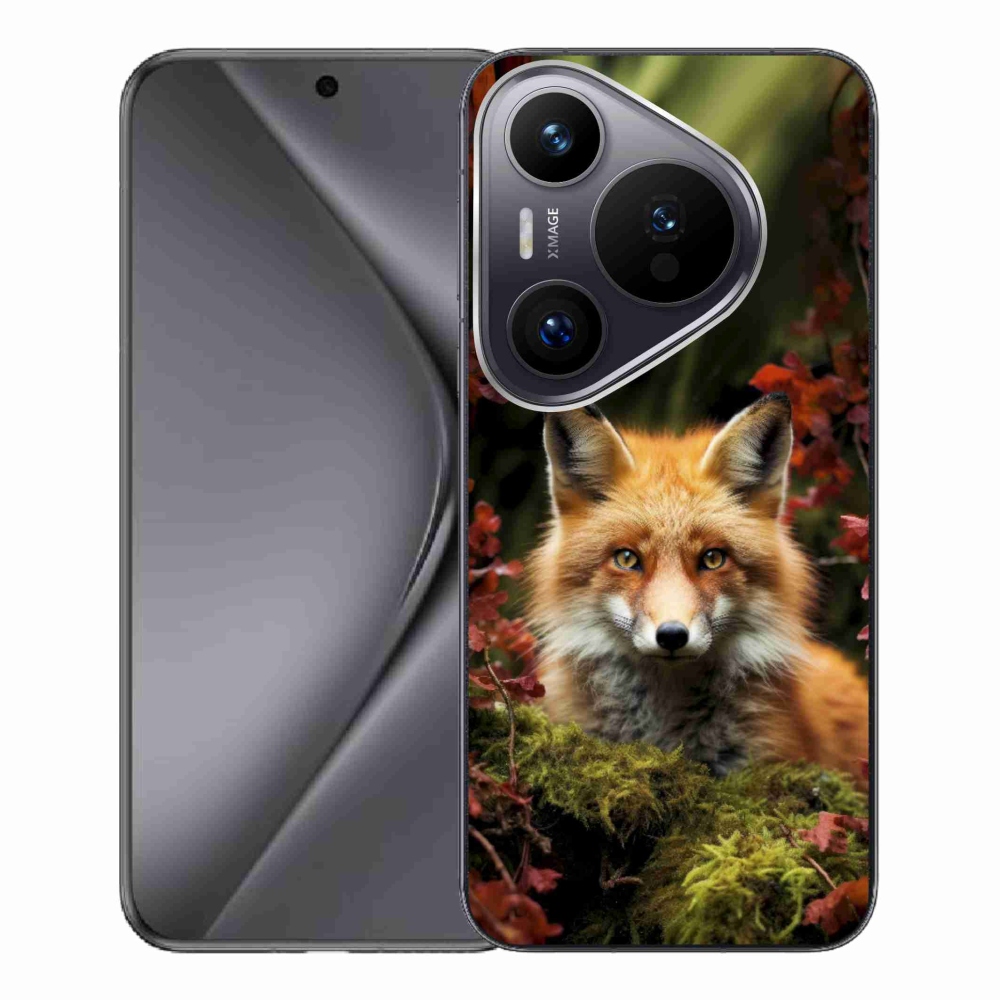 mmCase gél tok a Huawei Pura 70 Pro-hoz – róka az erdőben