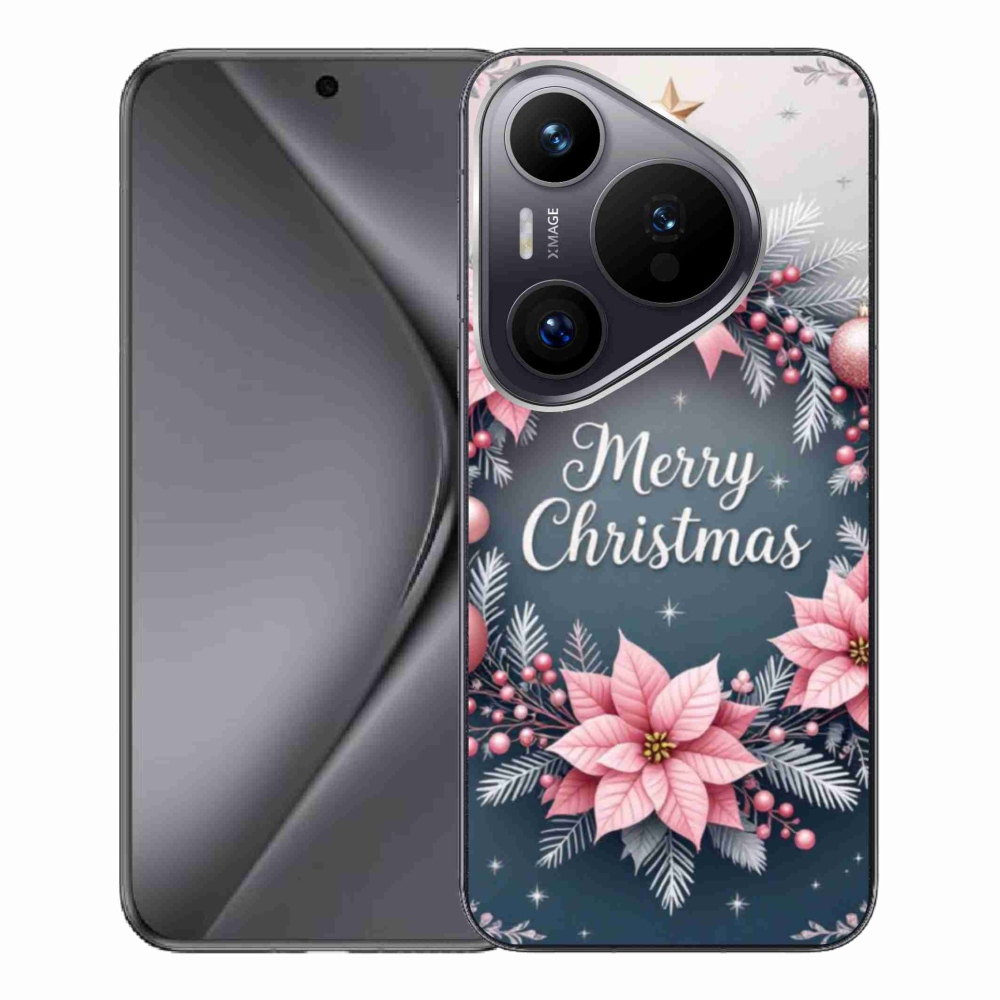 Gél borító mmCase a Huawei Pura 70 Pro számára - boldog karácsonyt!