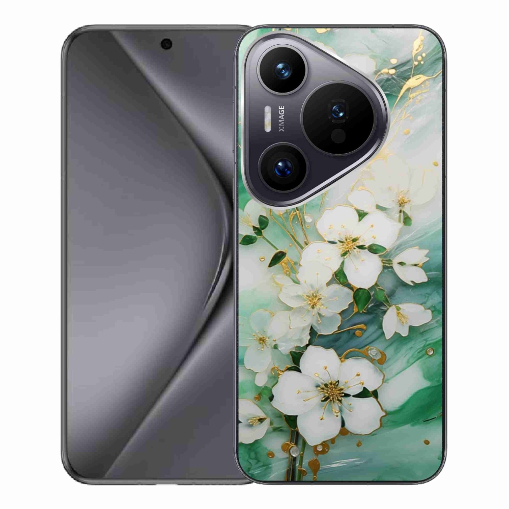 Gél borító mmCase a Huawei Pura 70 Pro számára - finom virágok