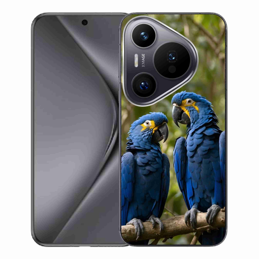 mmCase gél tok a Huawei Pura 70 Pro-hoz – papagáj duó