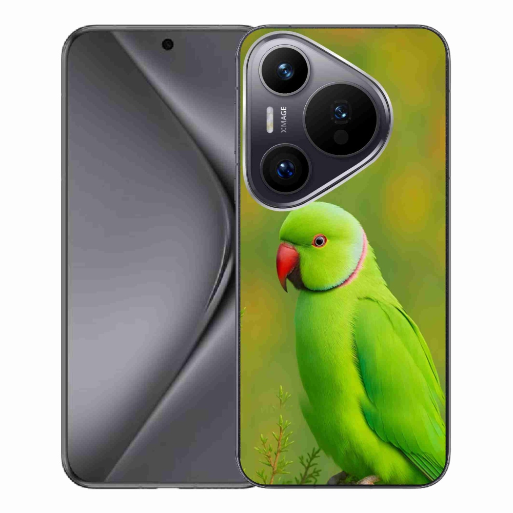 Gél borítás mmCase a Huawei Pura 70 Pro készülékhez - papagáj alexander 2