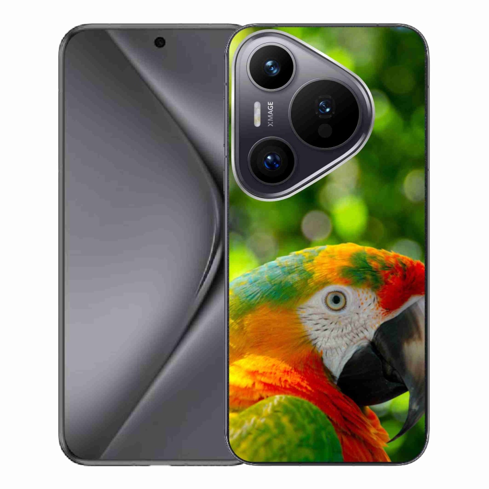 Zselés borítás mmCase a Huawei Pura 70 Pro készülékhez - papagáj ara 3