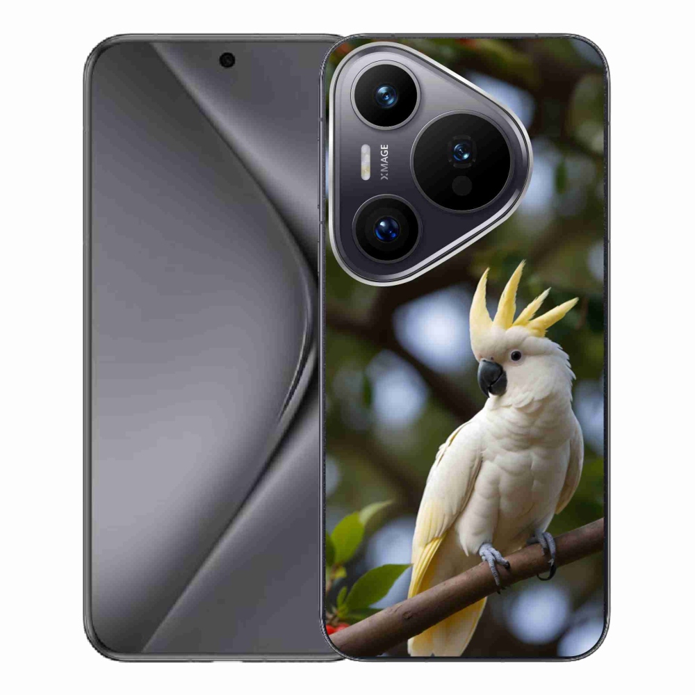 mmCase gél tok a Huawei Pura 70 Pro-hoz – kakadu papagáj 3