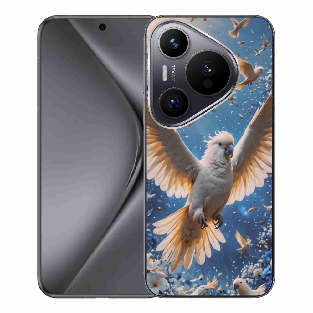 Gél borítás mmCase a Huawei Pura 70 Pro készülékhez - papagáj kakadu