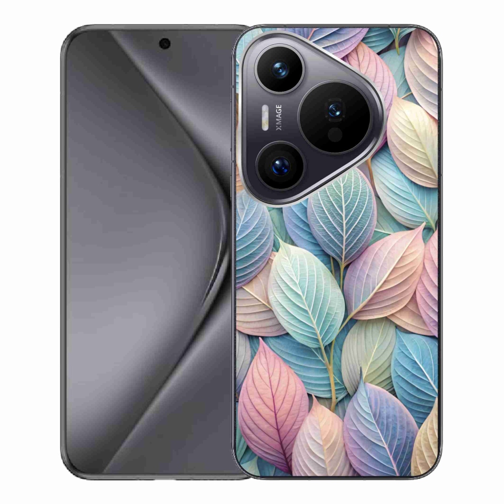 Zselés borító mmCase a Huawei Pura 70 Pro készülékhez - pasztell levelek