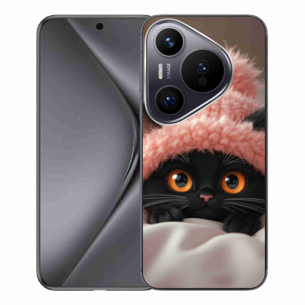 Gél borító mmCase a Huawei Pura 70 Pro számára - aranyos cica 7
