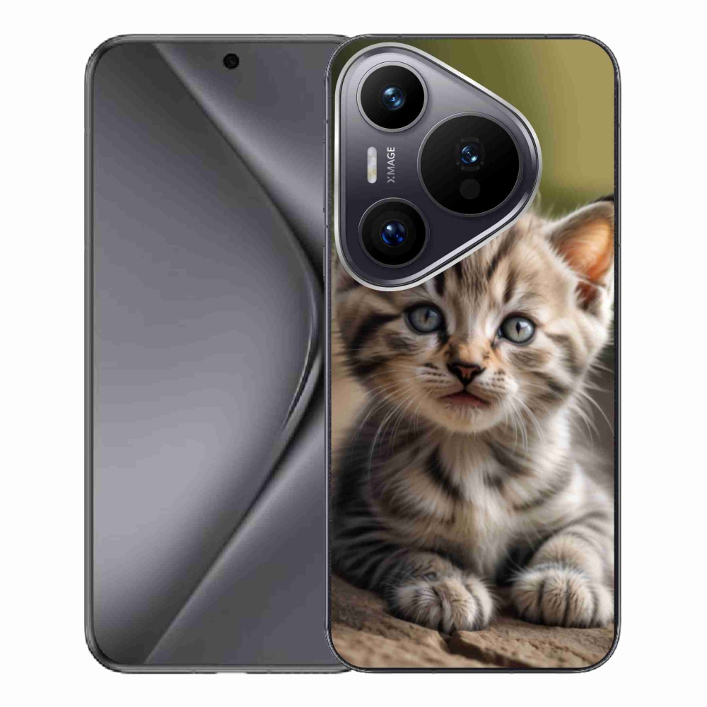 Gél borítás mmCase a Huawei Pura 70 Pro számára - aranyos cica 9