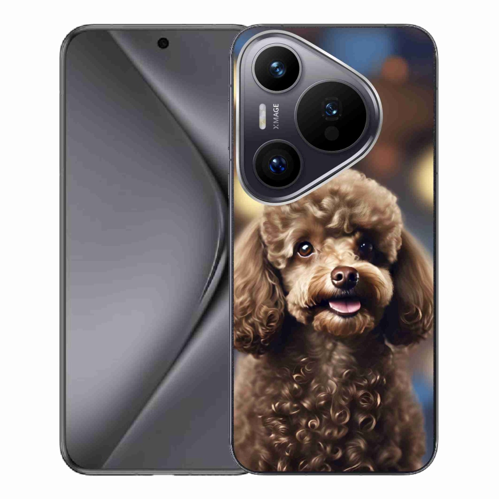 mmCase gél tok a Huawei Pura 70 Pro-hoz – aranyos pudli