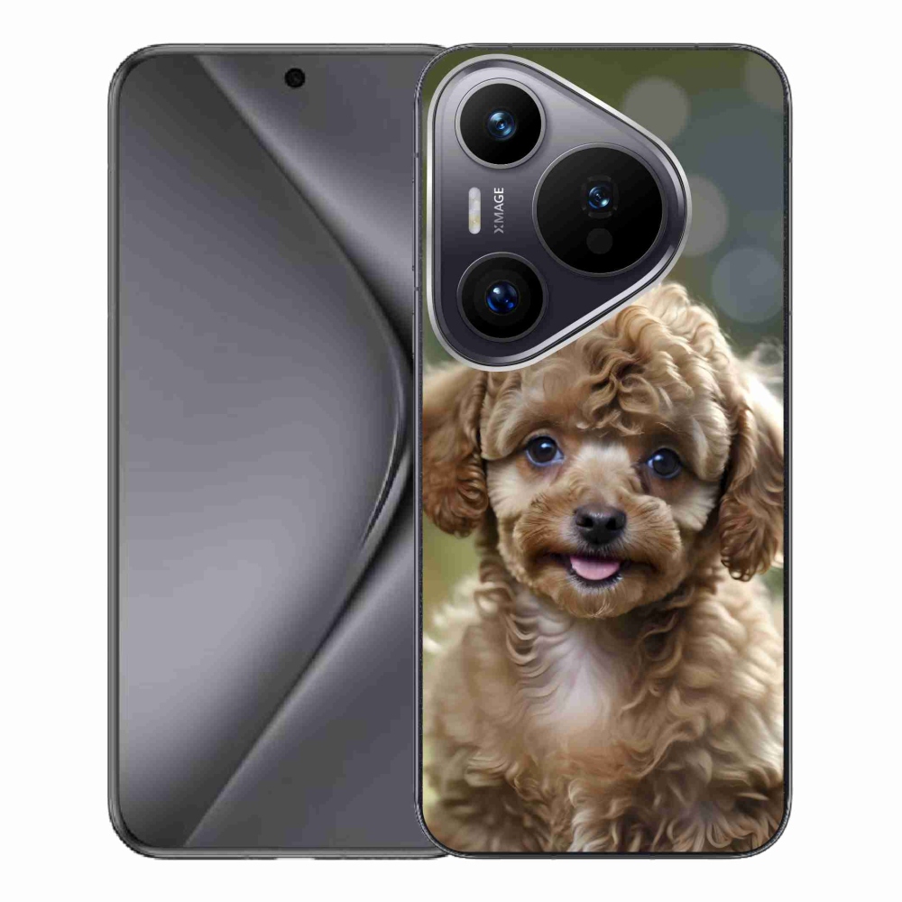 mmCase gél tok a Huawei Pura 70 Pro-hoz – aranyos pudli
