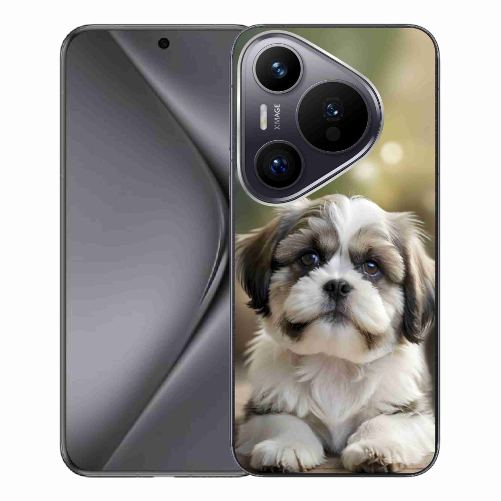 mmCase gél tok a Huawei Pura 70 Pro-hoz – aranyos shih-tzu