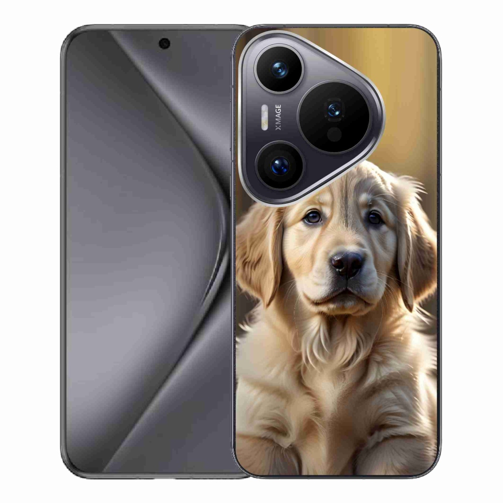 mmCase gél tok a Huawei Pura 70 Pro-hoz – aranyos arany retriever