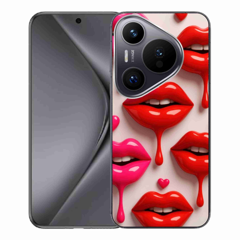 Gél borítás mmCase a Huawei Pura 70 Pro készülékhez - ajkak 2