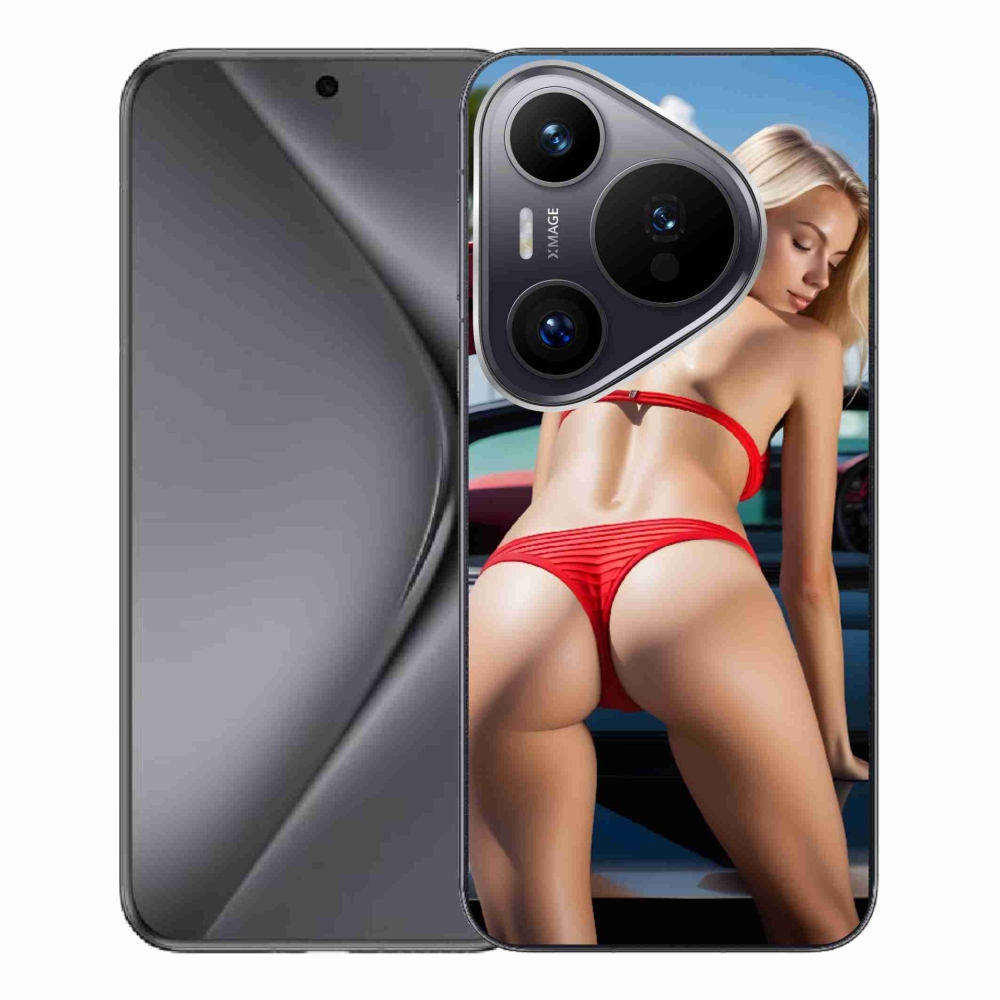 mmCase gél tok a Huawei Pura 70 Pro-hoz – szexi nő 2