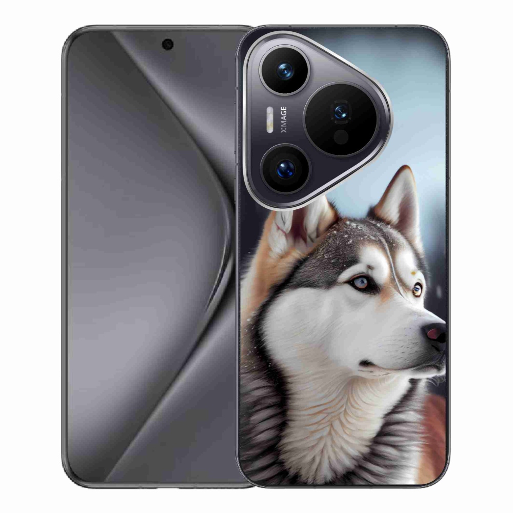 mmCase gél tok a Huawei Pura 70 Pro-hoz – szibériai husky