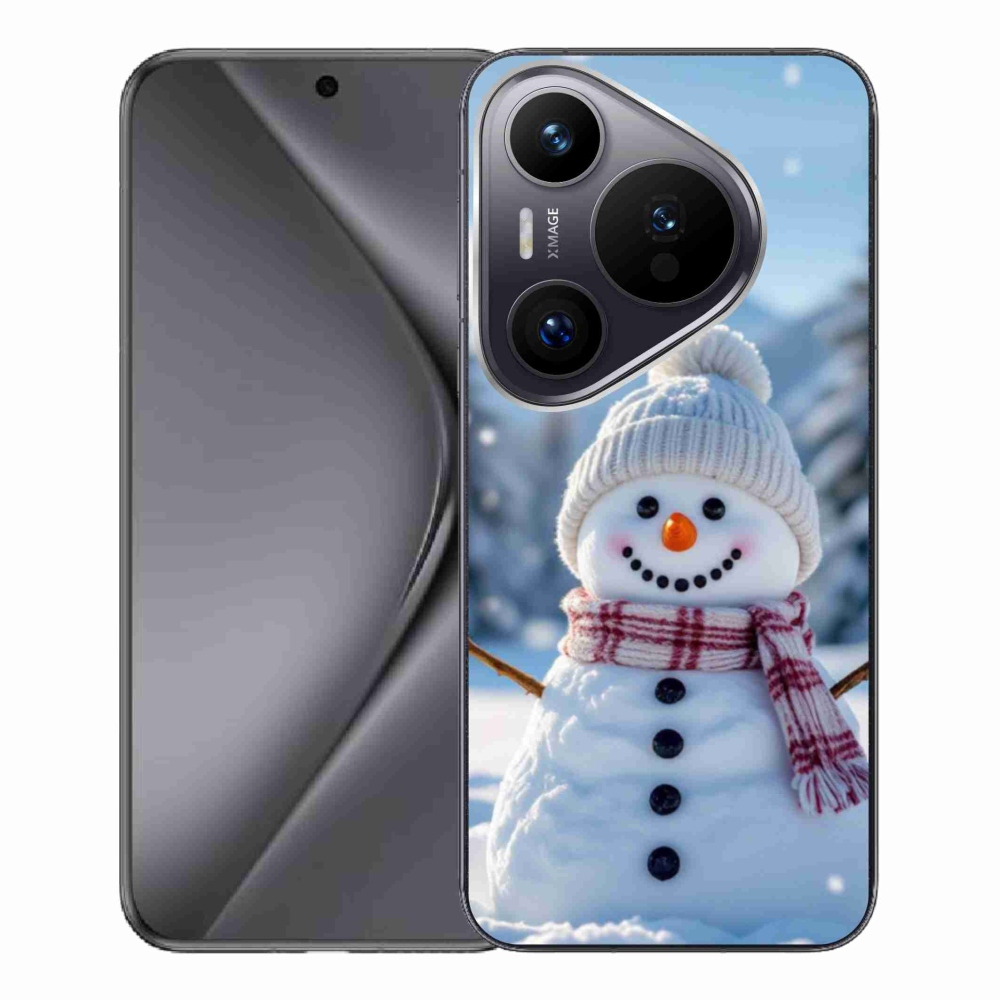 Gél borítás mmCase a Huawei Pura 70 Pro készülékhez - hóember 3