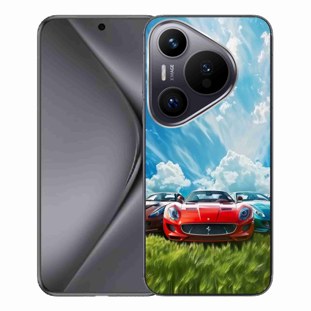 Gél borítás mmCase a Huawei Pura 70 Pro-hoz - sportkocsikhoz
