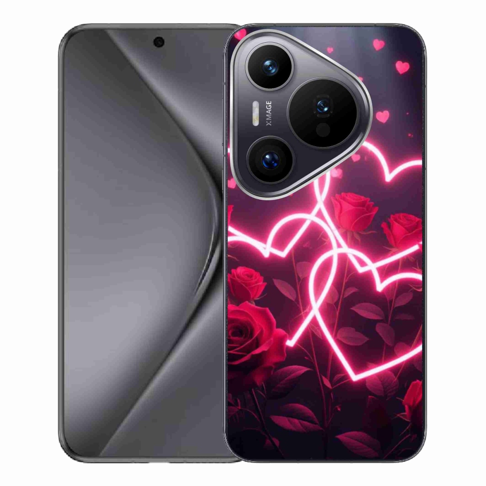 Gél borítás mmCase a Huawei Pura 70 Pro számára - a szeretet szíve