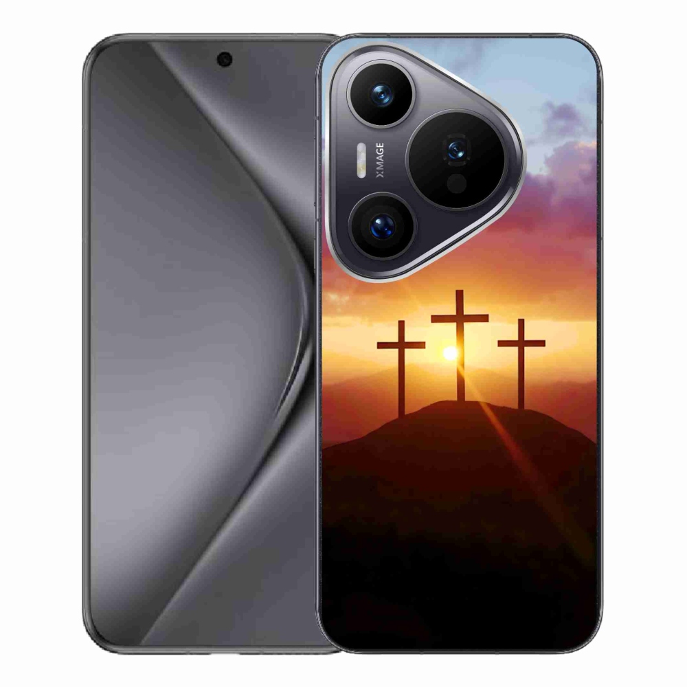 Zselés borítás mmCase a Huawei Pura 70 Pro-n - három kereszt