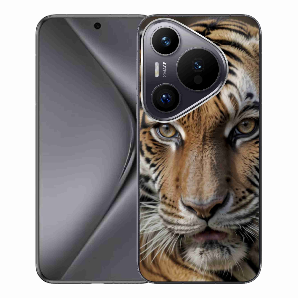 Zselés borítás mmCase a Huawei Pura 70 Pro számára - tigris nézet