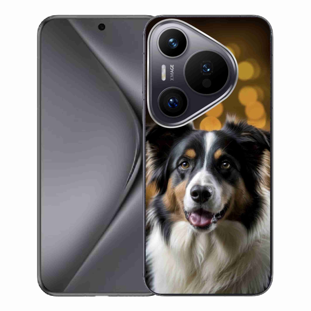 mmCase gél tok a Huawei Pura 70 Pro-hoz – mosolygós ausztrál juhászkutya