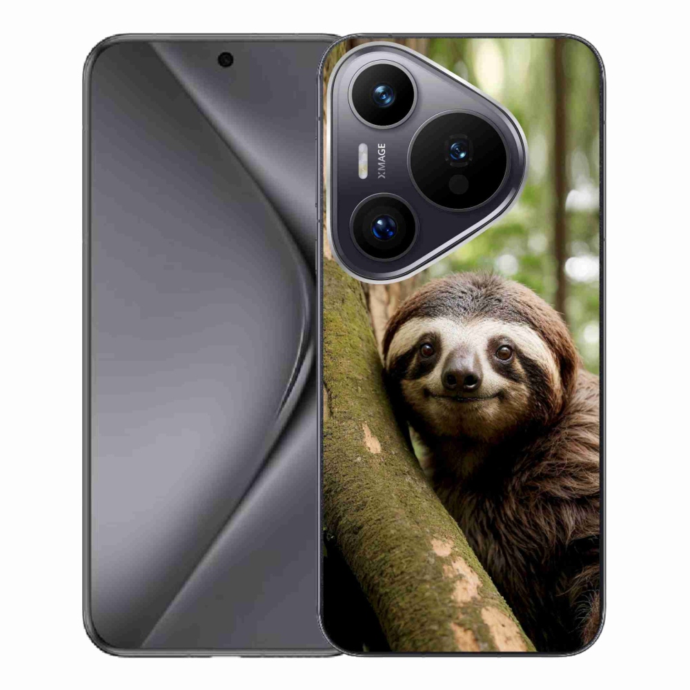 mmCase gél tok a Huawei Pura 70 Pro-hoz – mosolygós lajhár