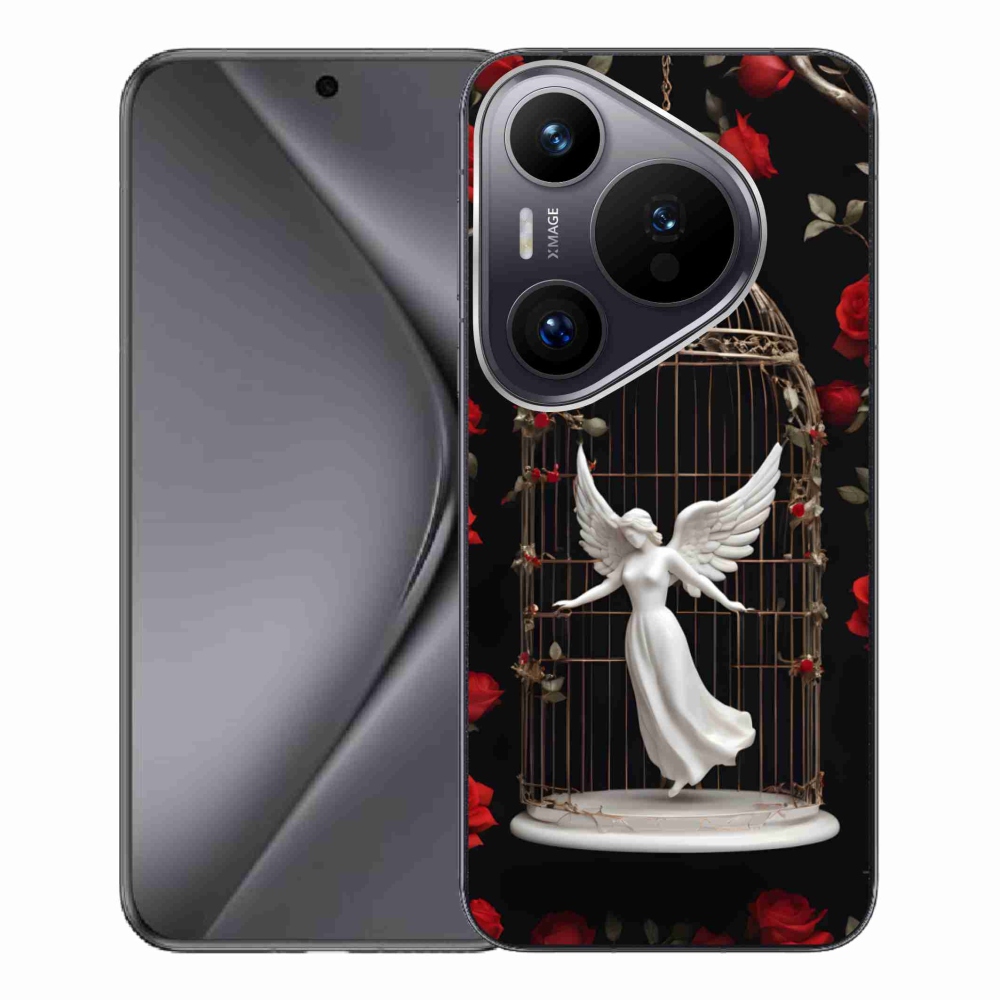 Zselés borítás mmCase a Huawei Pura 70 Pro számára - csapdába esett angyal