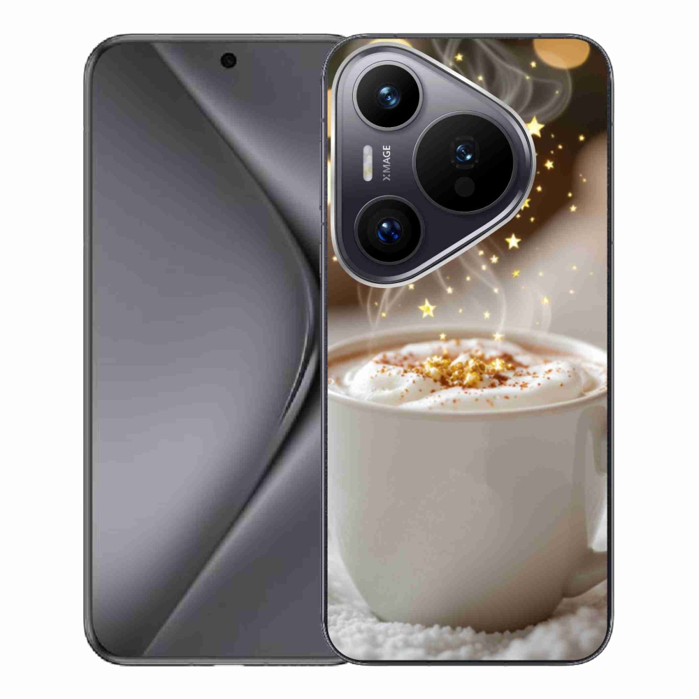 Zselés borítás mmCase a Huawei Pura 70 Pro-n - Karácsonyi forró ital