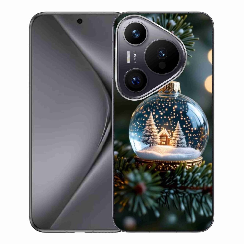 Gél borítás mmCase a Huawei Pura 70 Pro számára - Karácsonyi gömbök 2