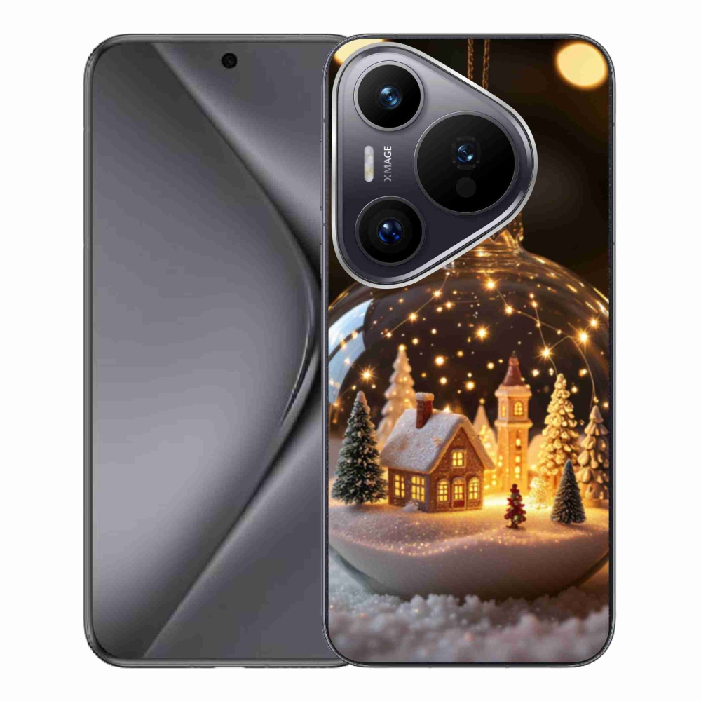 Gél borítás mmCase a Huawei Pura 70 Pro számára - Karácsonyi golyók 3