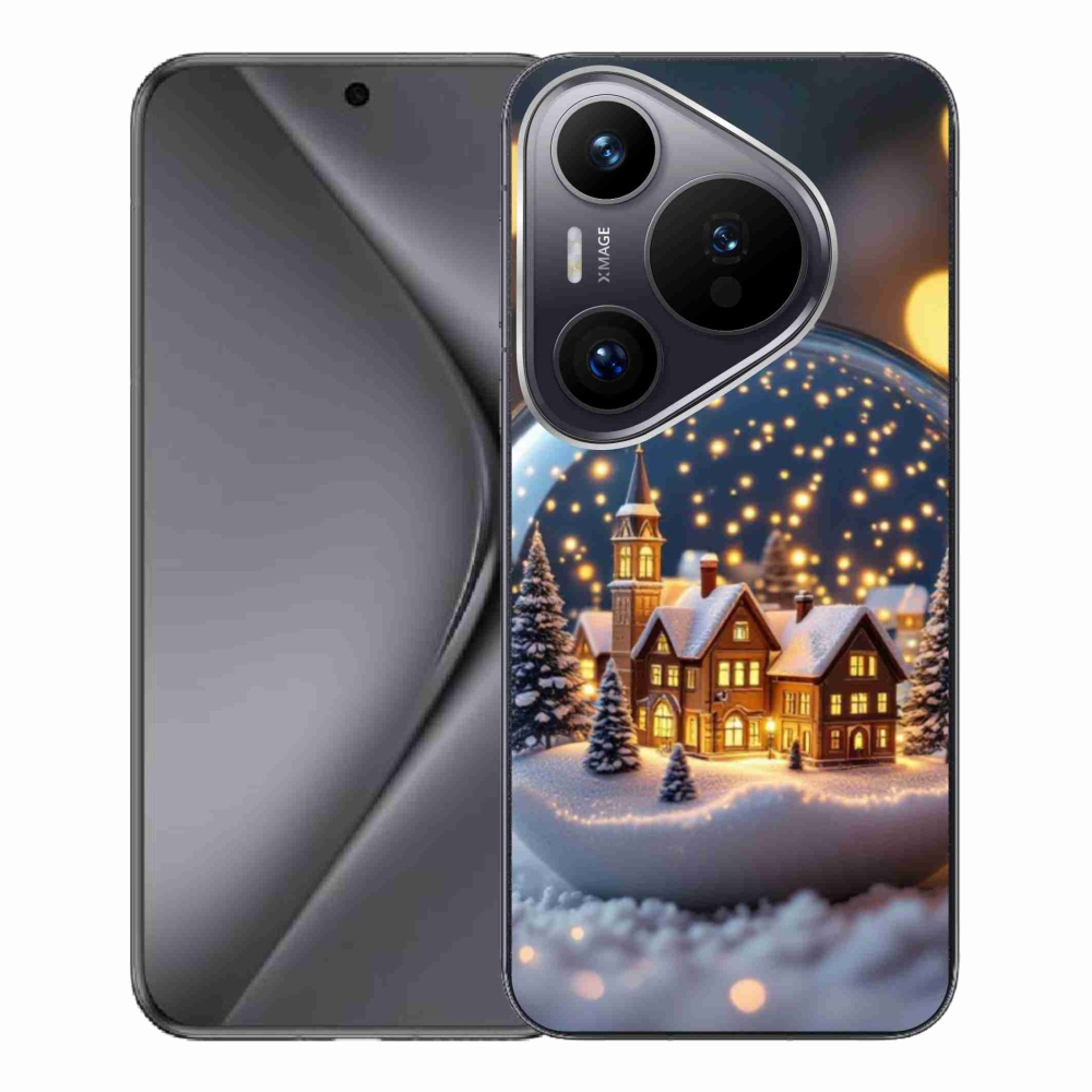 Gél borítás mmCase a Huawei Pura 70 Pro számára - Karácsonyi golyók 4