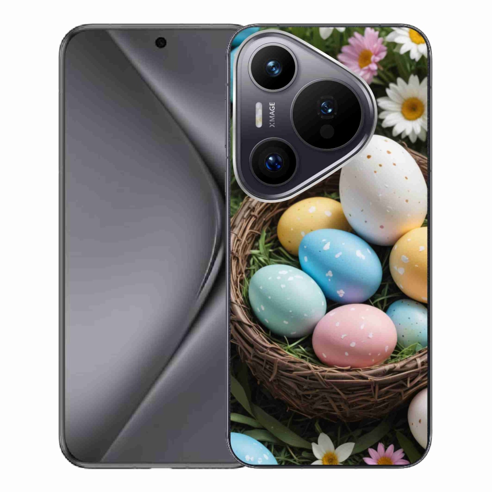 Gél borítás mmCase a Huawei Pura 70 Pro számára - Húsvéti tojások 2