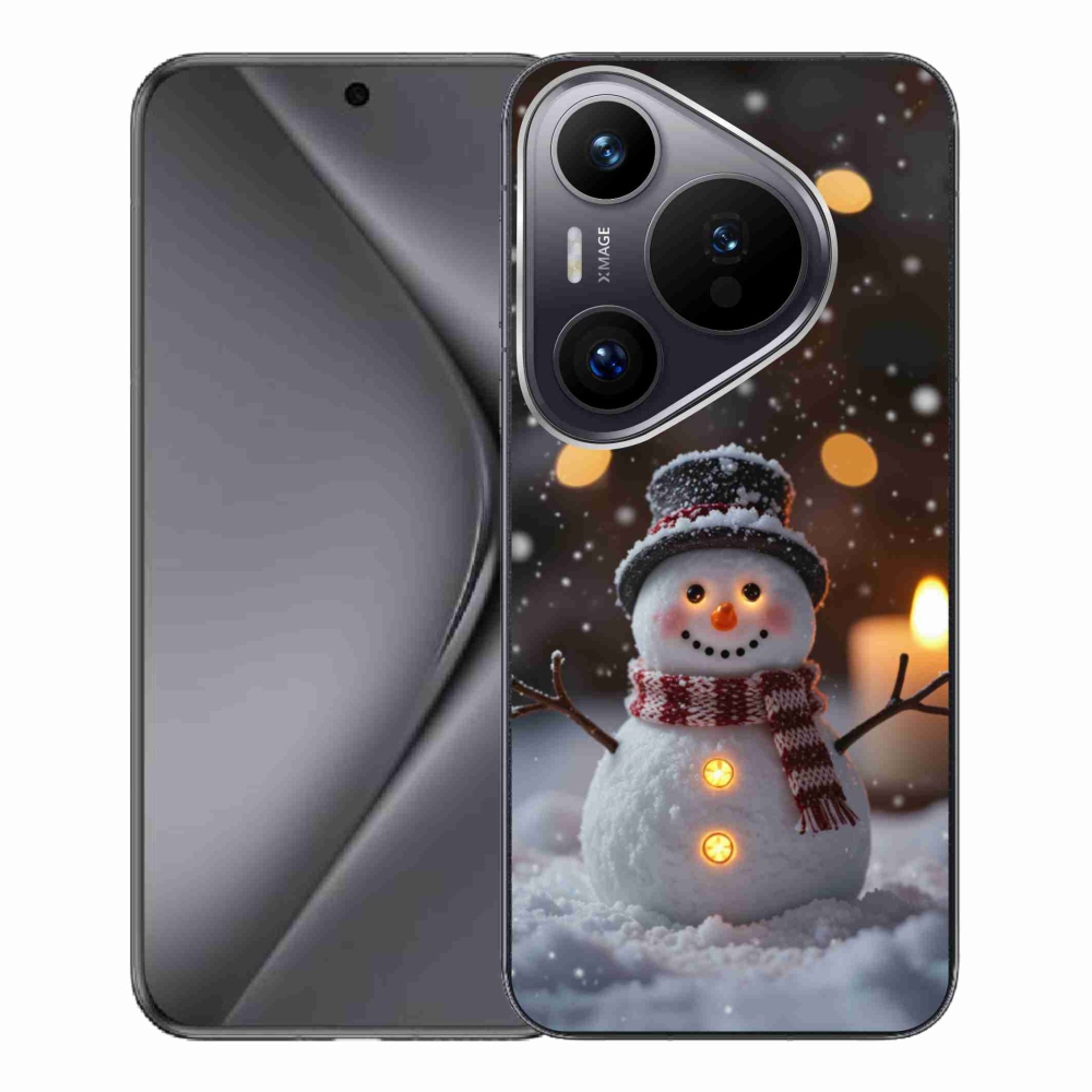 mmCase gél tok a Huawei Pura 70 Pro-hoz – vidám hóember