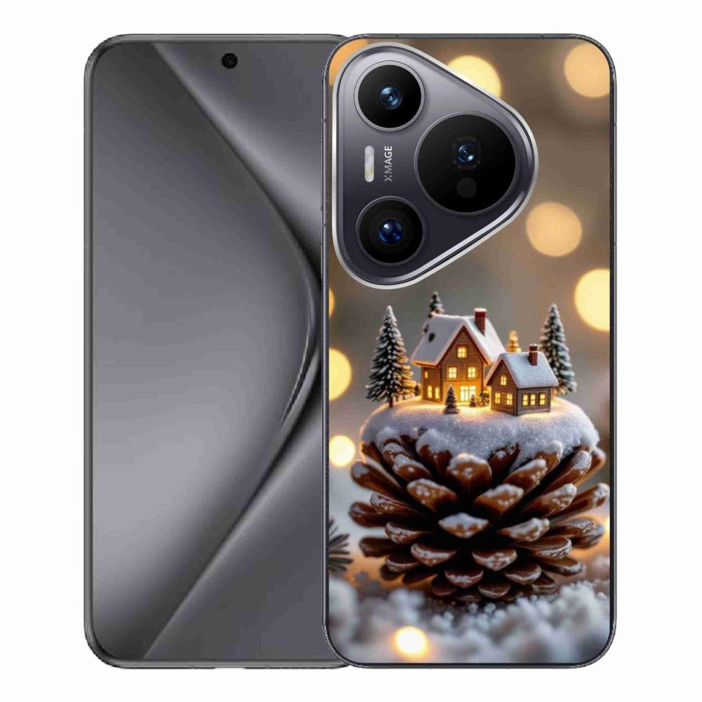 mmCase gél tok a Huawei Pura 70 Pro-hoz – téli falu