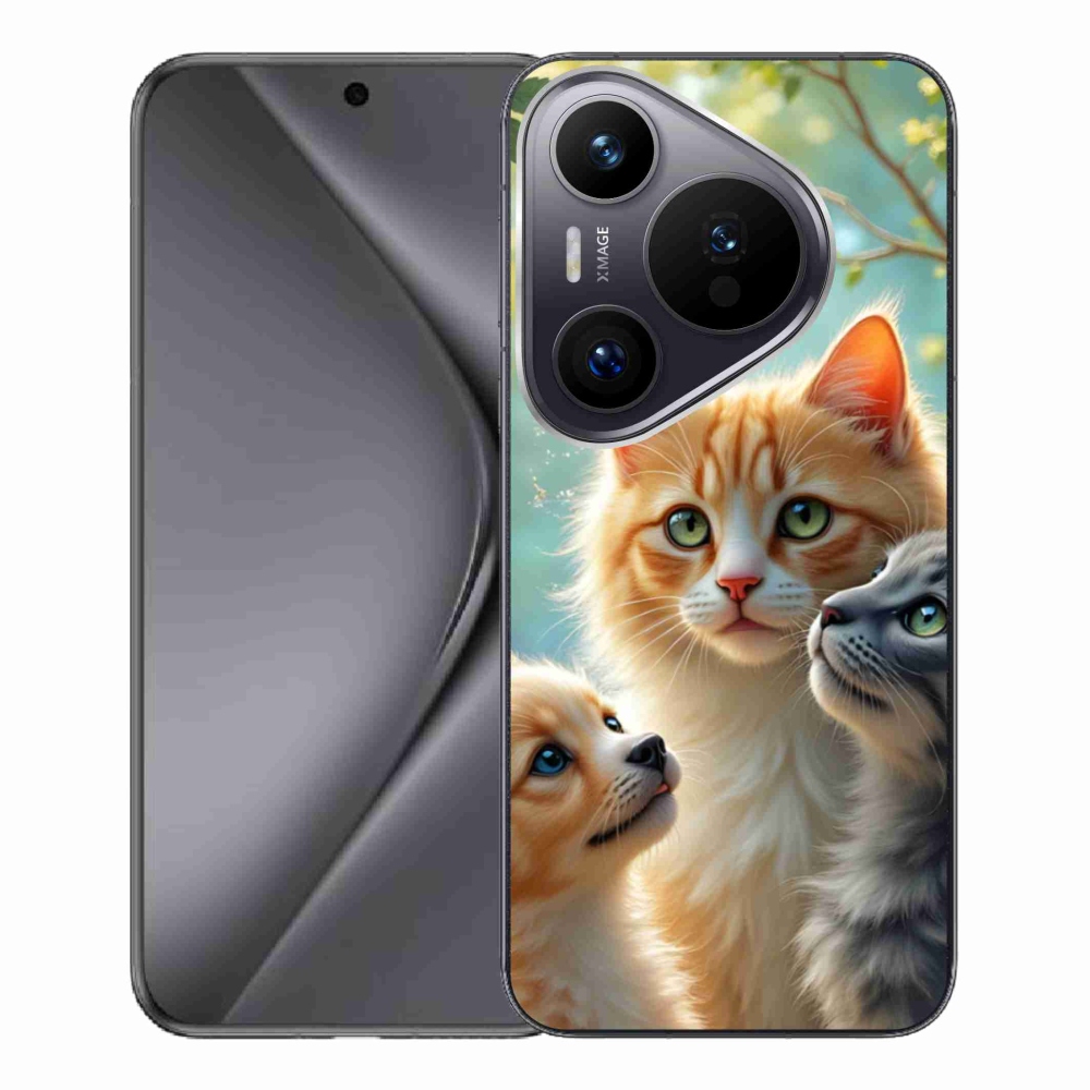 Gél borítás mmCase a Huawei Pura 70 Pro - állatbarátok 2