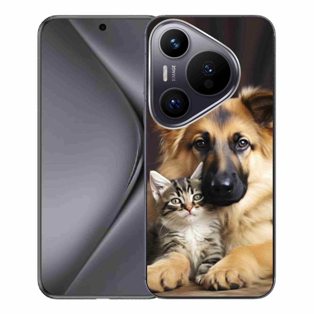 Gél borítás mmCase a Huawei Pura 70 Pro számára - állatbarátság
