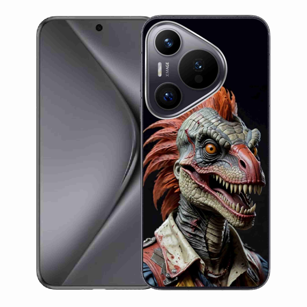mmCase gél tok a Huawei Pura 70-hez – punk dinoszaurusz