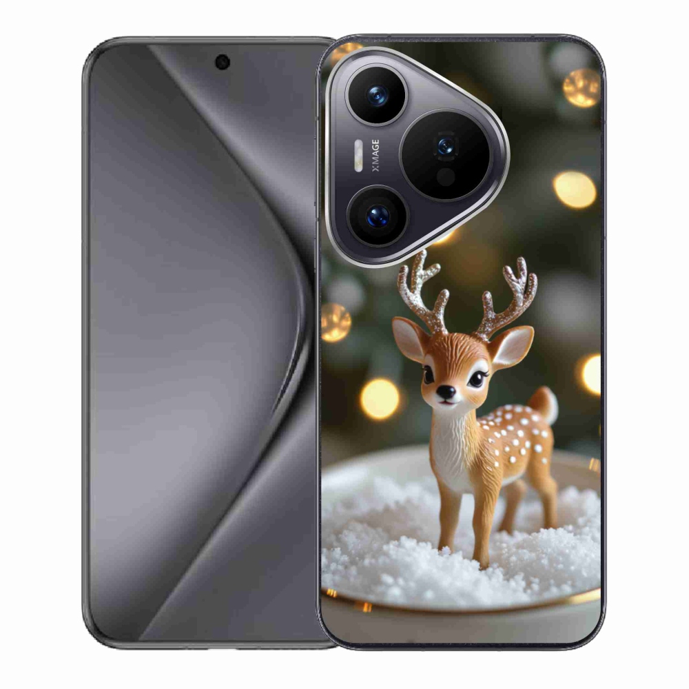 mmCase gél tok a Huawei Pura 70-hez – aranyos karácsonyi szarvas