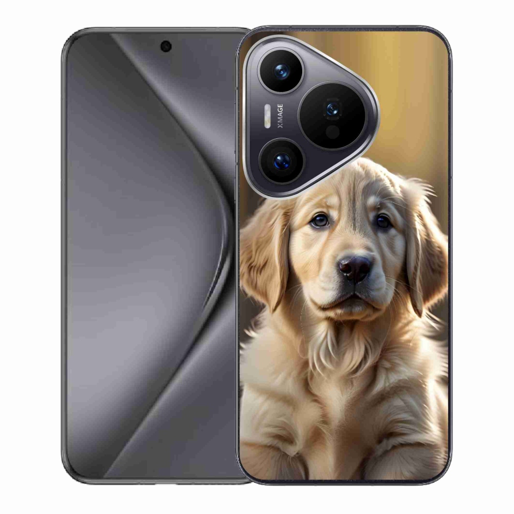 mmCase gél tok a Huawei Pura 70-hez – aranyos arany retriever