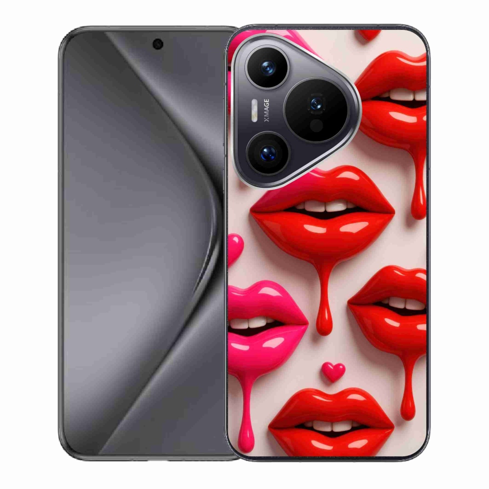 Zselés borítás mmCase a Huawei Pura 70 készülékhez - ajkak 2