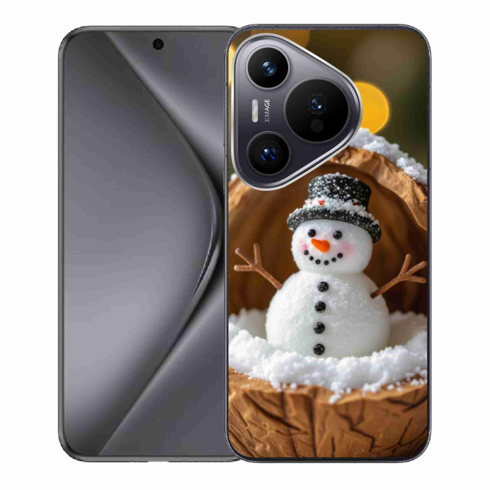 Gél borító mmCase a Huawei Pura 70-hez - hóember 4