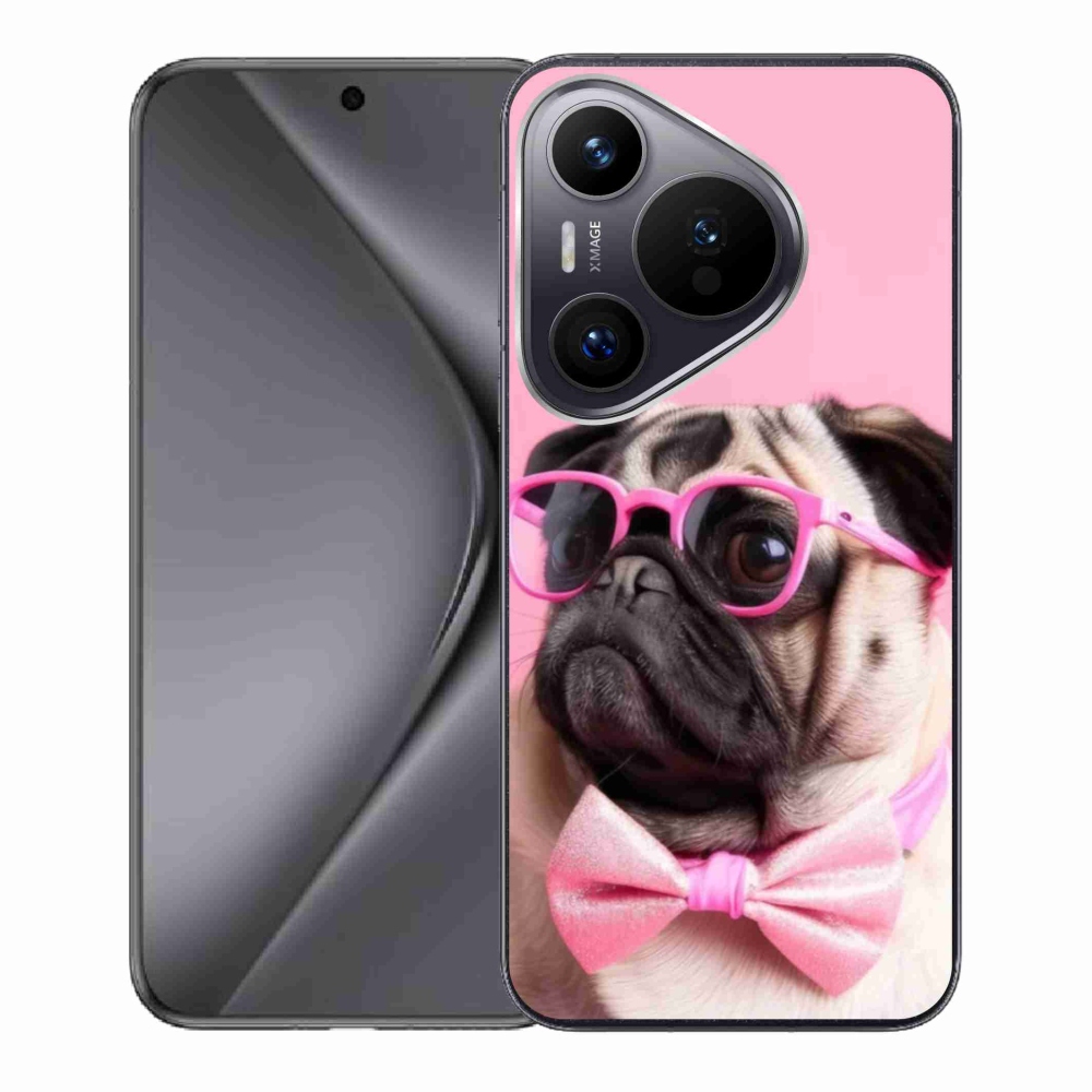 Gélburkolat mmCase a Huawei Pura 70-en - stílusos mopsz