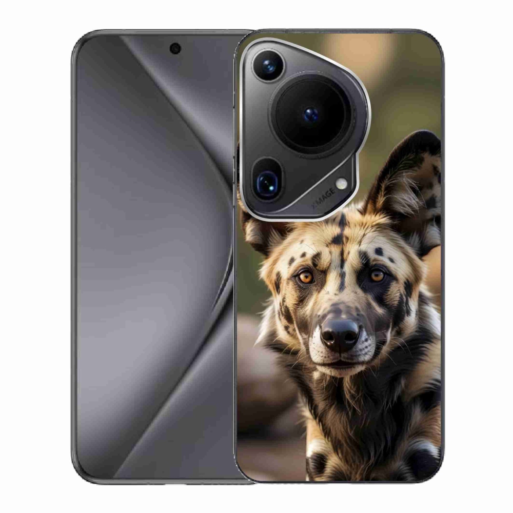 mmCase gélhuzat a Huawei Pura 70 Ultra-hoz – afrikai vadkutya