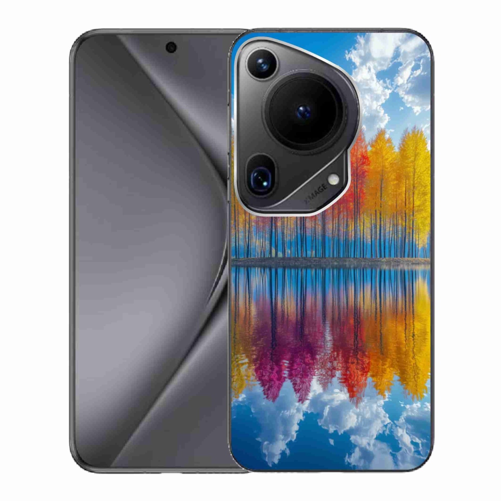 Gél borító mmCase a Huawei Pura 70 Ultra - színes fákhoz