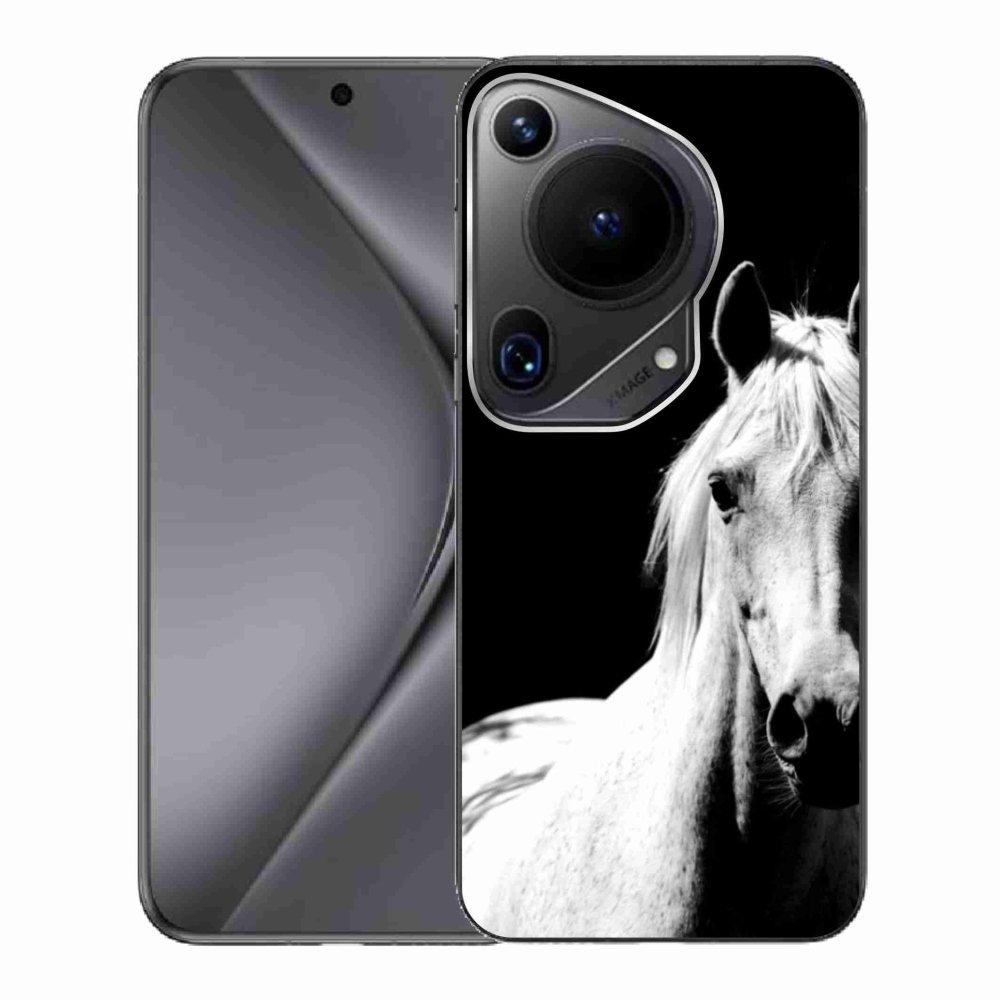 Zselés borítás mmCase a Huawei Pura 70 Ultra - fehér ló 5