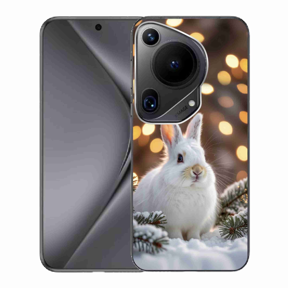 mmCase gél tok a Huawei Pura 70 Ultra-hoz – fehér nyúl