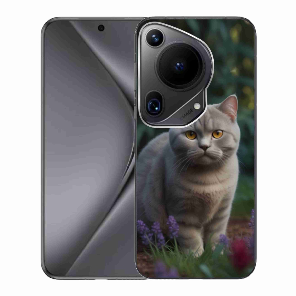 Gél borítás mmCase a Huawei Pura 70 Ultra készülékhez - brit macska